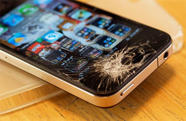 Uszkodzony iPhone
